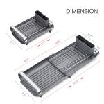 TOOLF Compact Expandable Dish Drying Rack