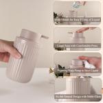 Ceramic Foam Soap Dispenser for Bathroom 12oz