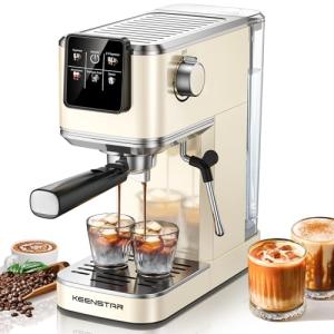 KEENSTAR 20-Bar Espresso Machine with Milk Frother