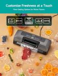 HiCOZY Food Vacuum Sealer with Accessories and Modes