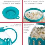 Ecolution Micro-Pop Microwave Popcorn Maker, Teal