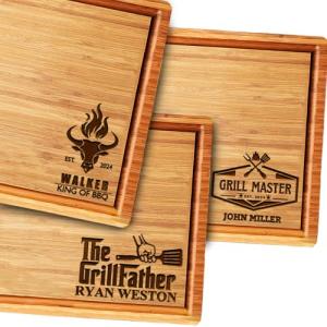 Personalized Cutting Board for Dad's BBQ Fun