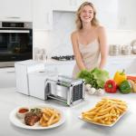 Electric French Fry Cutter with Stainless Steel Blades