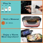 Electric Lunch Box for Adults - 1.5L Food Warmer
