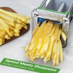 Electric French Fry Cutter with Stainless Steel Blades
