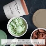 3-Pack Reusable Ice Cream Storage Containers