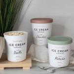 3-Pack Reusable Ice Cream Storage Containers