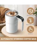 Smart Self-Stirring Coffee Mug with Thermometer 13.5oz
