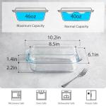 Nutriups 1.4QT Glass Casserole Dish with Lid