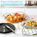 Nutriups 1.4QT Glass Casserole Dish with Lid