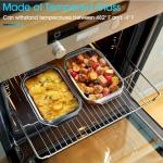 Nutriups 1.4QT Glass Casserole Dish with Lid