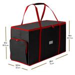 ZOBER Christmas Ornament Storage Box with Trays