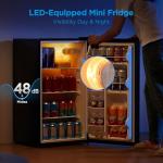 Midea 3.3 Cu.ft Compact Mini Fridge with Light