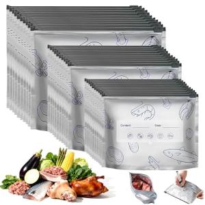 Reusable Aluminum Foil Storage Bags - 30 Pack