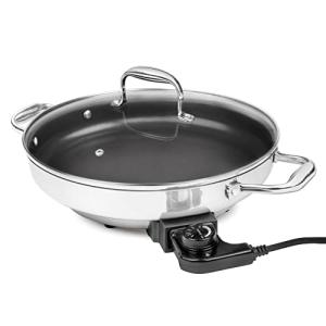 CucinaPro Electric Skillet with Non-Stick Interior