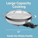 CucinaPro Electric Skillet with Non-Stick Interior