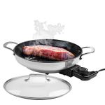 CucinaPro Electric Skillet with Non-Stick Interior