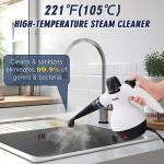 Portable Handheld Steam Cleaner with 10 Accessories