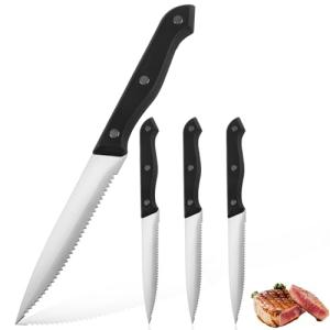 Ninsula Stainless Steel Steak Knives Set of 4