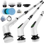 Homlab Cordless Electric Spin Scrubber with 8 Brushes
