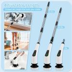 Homlab Cordless Electric Spin Scrubber with 8 Brushes