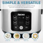 Aroma Digital Rice Cooker & Steamer, 8 Cups