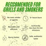 PROMADE Coconut Charcoal Briquettes for BBQ & Grilling