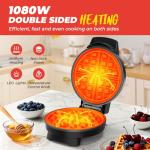 Classic 7" Belgian Waffle Maker with Nonstick Plates