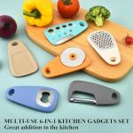 6-Piece Space-Saving Kitchen Gadgets Set