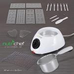 NutriChef Fondue Pot for Melting Chocolate & Cheese