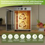 Stainless Steel Food Dehydrator with 12 Trays