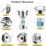 MYFULLY High-Speed Electric Grain Mill Grinder