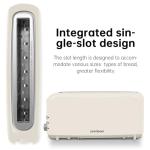 SEEDEEM 2 Slice Slim Toaster with Long Slot
