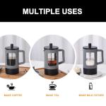 YOLIFE 21oz French Press Coffee Maker in Grey