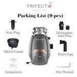 Trifecte Pro 3/4 HP Quiet Garbage Disposal