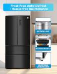 Commercial Cool 18.9 Cu. Ft. French Door Refrigerator