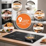 VoltCuisine 30" 4-Burner Induction Cooktop with Touch Control