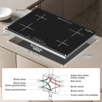 VoltCuisine 30" 4-Burner Induction Cooktop with Touch Control