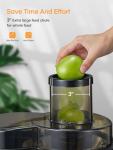 600W Centrifugal Juicer with Wide Mouth Chute