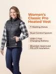 ORORO Women's Heated Vest with 7 Heat Zones