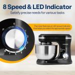 VIVOHOME 4.75 Quart 8-Speed Electric Stand Mixer