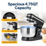 VIVOHOME 4.75 Quart 8-Speed Electric Stand Mixer