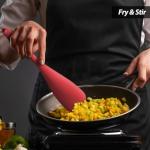 Silicone Cooking Spoon Set for Nonstick Cookware