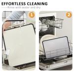 AceFly Large Stainless Steel Double-Sided Cutting Board