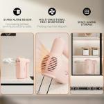 Pink 5-Speed Electric Hand Mixer with Attachments