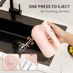 Pink 5-Speed Electric Hand Mixer with Attachments