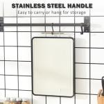 AceFly Large Stainless Steel Double-Sided Cutting Board