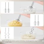 Pink 5-Speed Electric Hand Mixer with Attachments