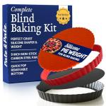 9-Inch Removable Bottom Tart Pan Set