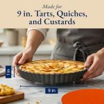 9-Inch Removable Bottom Tart Pan Set